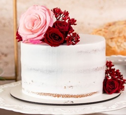 Torta Semi Naked de Cocada Cremosa &amp; Brigadeiro