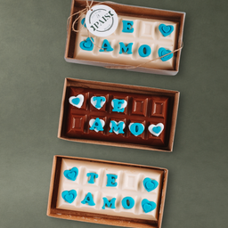 Barra de Chocolate Trufada - Te amo